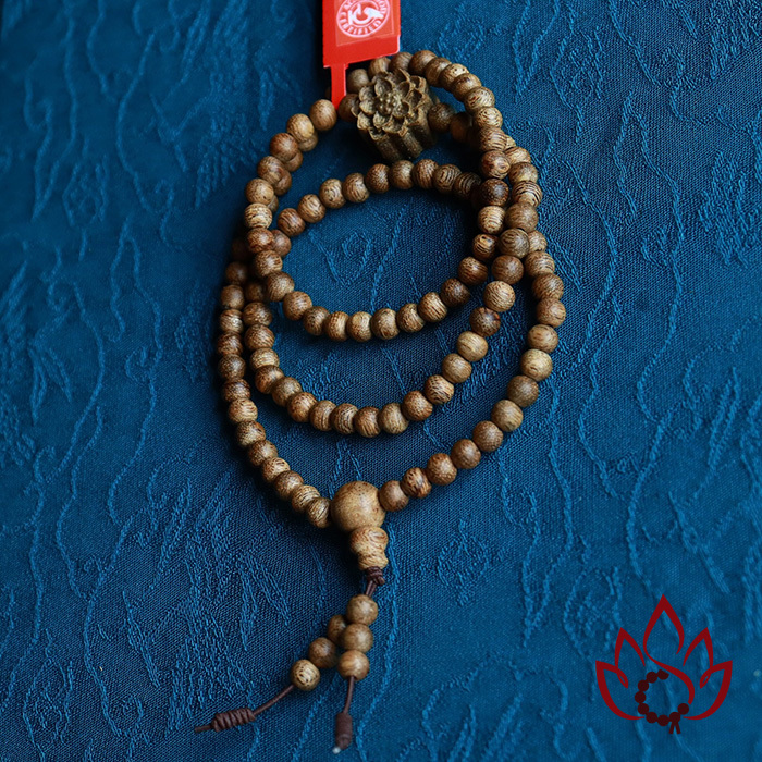 Vòng Trầm Hương 108 Hạt | 4 Ly | Trầm Tốc Kiến Tự Nhiên Lâu Năm